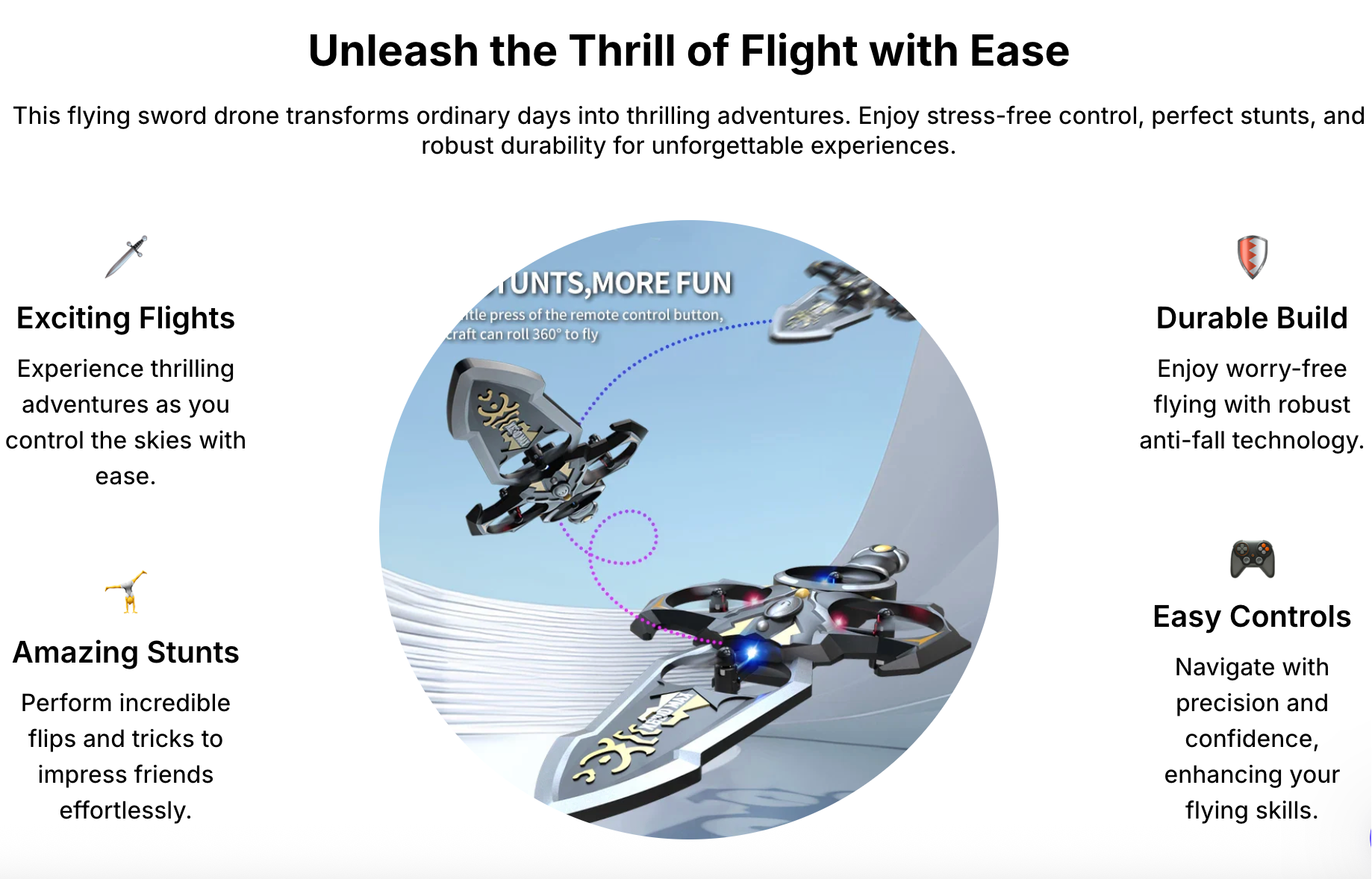 Remote Controlled Flying Sword